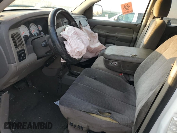 2005 Dodge Ram 2500 SLT with VIN 1D7KS28D05J636771, listed as a Copart auction lot 69638724 with 0 mi miles and Salvage Title. Bid and sale history available at carsss.com. Image 7.