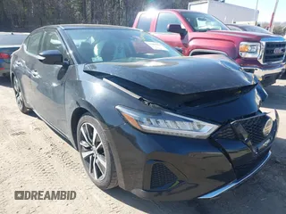 2021 Nissan Maxima SV with VIN 1N4AA6CV1MC513733, listed as a IAAI auction lot 41804923 with 75,570 mi miles and . Bid and sale history available at DreamBid. Image 1.