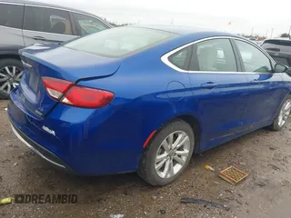 2015 Chrysler 200 Limited with VIN 1C3CCCAB5FN760835, listed as a IAAI auction lot 41566715 with 128,852 mi miles. Bid and sale history available at carsss.com. Image 4.