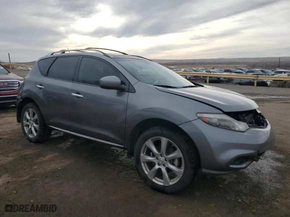 2013 Nissan Murano SL with VIN JN8AZ1MW6DW316539, listed as a Copart auction lot 45643175 with 113,163 mi miles and Salvage Title. Bid and sale history available at carsss.com. Image 4.