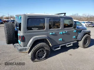 2023 Jeep Wrangler Sport S with VIN 1C4HJXDG3PW615858, listed as a Copart auction lot 85537124 with 16,718 mi miles and Salvage Title. Bid and sale history available at DreamBid. Image 3.