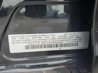 2010 Volkswagen Jetta S with VIN 3VWJZ7AJ3AM029692, listed as a Copart auction lot 61743435 with Not provided miles and Salvage title. Bid and sale history available at DreamBid. Image 12.