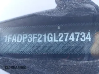 2016 Ford Focus SE с VIN 1FADP3F21GL274734, выставлен на аукционе IAAI как лот 42101168 с пробегом 98 404 миль миль и . История ставок и продаж доступна на DreamBid. Изображение 9.