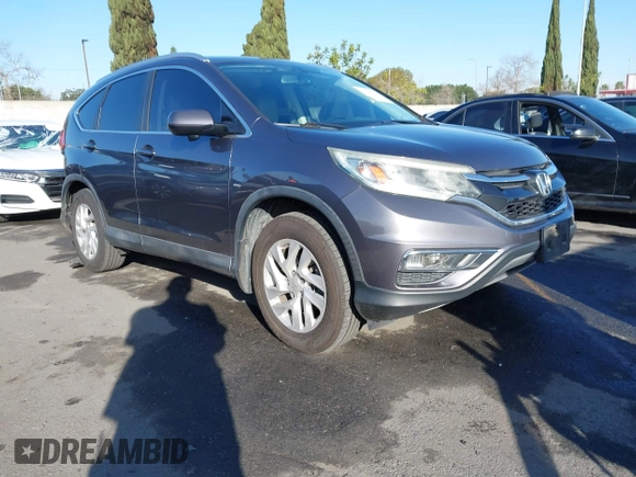 2015 Honda CR-V EX-L with VIN 2HKRM3H76FH536932, listed as a IAAI auction lot 41701971 with 155,626 mi miles and . Bid and sale history available at carsss.com. Image 1.