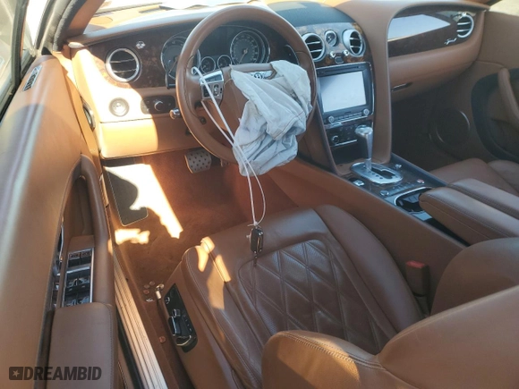 2015 Bentley Continental GT Speed with VIN SCBFJ7ZA6FC044185, listed as a Copart auction lot 45603485 with NaN miles and Salvage Title. Bid and sale history available at carsss.com. Image 8.