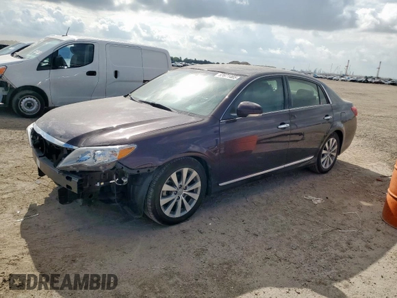 2012 Toyota Avalon with VIN 4T1BK3DB8CU456997, listed as a Copart auction lot 63871465 with 123,008 mi miles and Salvage title. Bid and sale history available at DreamBid. Image 1.