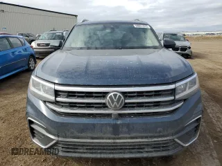 2022 Volkswagen Atlas SEL Premium R-Line with VIN 1V2FR2CA0NC559939, listed as a Copart auction lot 50891915 with 37,885 mi miles and Salvage title. Bid and sale history available at DreamBid. Image 5.