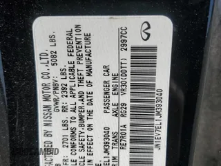 2018 Infiniti Q60 Luxe with VIN JN1EV7EL1JM393040, listed as a Copart auction lot 45486185 with 54,369 mi miles and Salvage Title. Bid and sale history available at DreamBid. Image 12.