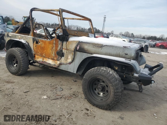 1990 Jeep Wrangler "S" with VIN 2J4FY19E1LJ550785, listed as a Copart auction lot 41930685 with 0 mi miles and Non Repairable. Bid and sale history available at carsss.com. Image 4.