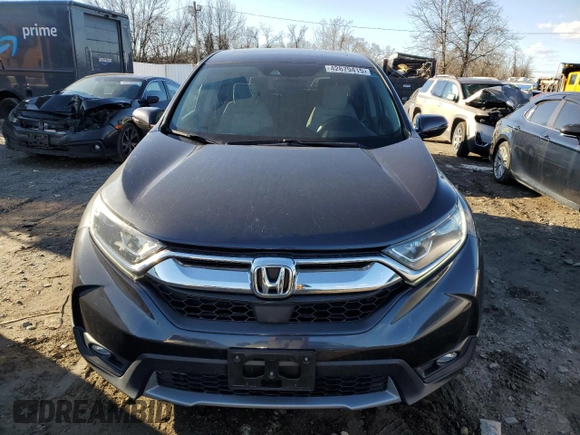 2019 Honda CR-V EX with VIN 2HKRW1H59KH507111, listed as a Copart auction lot 42679415 with 42,909 mi miles and Salvage Title. Bid and sale history available at carsss.com. Image 5.