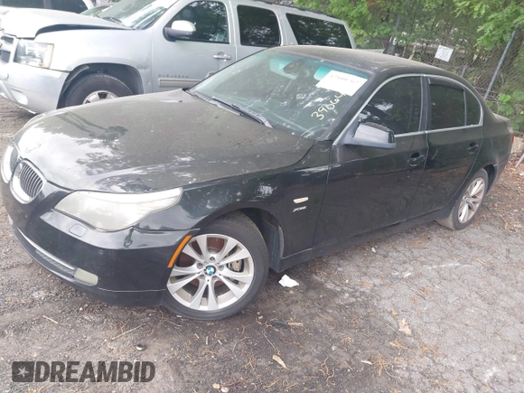 2010 BMW 5 Series 535i xDrive with VIN WBANV9C5XAC390640, listed as a IAAI auction lot 42100762 with 206,020 mi miles. Bid and sale history available at carsss.com. Image 2.