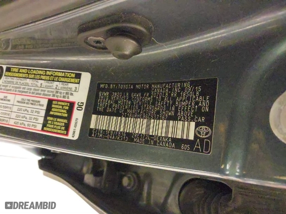 2016 Toyota Corolla L with VIN 2T1BURHE9GC517167, listed as a IAAI auction lot 41829083 with 87,322 mi miles. Bid and sale history available at carsss.com. Image 9.