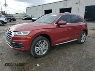 2018 Audi Q5 Premium Plus with VIN WA1BNAFY7J2129155, listed as a Copart auction lot 59141865 with 70,365 mi miles and Salvage title. Bid and sale history available at DreamBid. Image 1.
