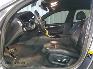 2018 BMW 5 Series 540i xDrive with VIN WBAJE7C59JWD52143, listed as a Copart auction lot 83438484 with 103,401 mi miles and Salvage title. Bid and sale history available at DreamBid. Image 7.