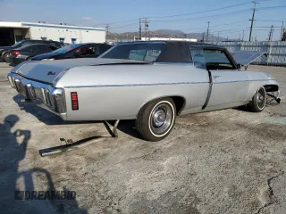 1970 Chevrolet Impala z VIN 164470C153220, wystawiony jako Copart lot #44650155 z przebiegiem 596 966 mil mil oraz Szkoda całkowita • Salvage title. Historia ofert i sprzedaży dostępna na DreamBid. Obrazek 3.