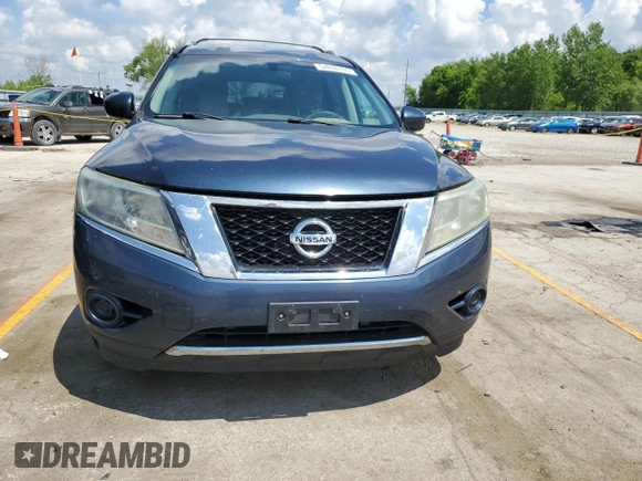 2014 Nissan Pathfinder S z VIN 5N1AR2MN4EC712833, wystawiony jako Copart lot #57074105 z przebiegiem 108 969 mil mil oraz Czysty tytuł • Clean title. Historia ofert i sprzedaży dostępna na DreamBid. Obrazek 5.