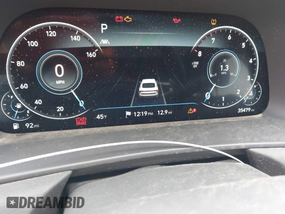 2021 Hyundai Sonata SEL Plus with VIN 5NPEJ4J21MH111126, listed as a IAAI auction lot 41833686 with 35,479 mi miles and . Bid and sale history available at DreamBid. Image 7.