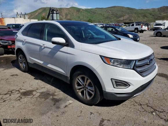2015 Ford Edge SEL with VIN 2FMTK3J99FBB67465, listed as a Copart auction lot 48989905 with 147,840 mi miles and Salvage Title. Bid and sale history available at carsss.com. Image 4.