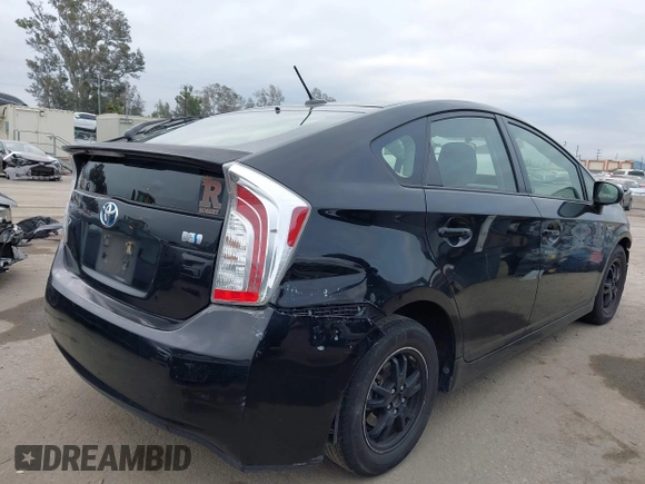 2012 Toyota Prius One with VIN JTDKN3DU9C5529639, listed as a IAAI auction lot 42075085 with 177,911 mi miles and . Bid and sale history available at carsss.com. Image 4.