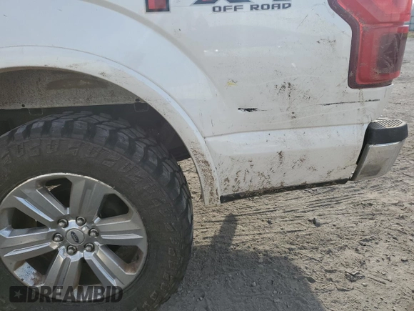 2019 Ford F-150 XL with VIN 1FTEW1E53KFC64165, listed as a Copart auction lot 50802595 with 148,546 mi miles and Salvage Title. Bid and sale history available at carsss.com. Image 12.