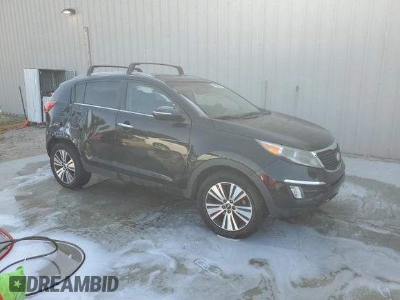 2014 Kia Sportage EX with VIN KNDPC3AC1E7645805, listed as a Copart auction lot 53456845 with Not provided miles and Salvage title. Bid and sale history available at DreamBid. Image 4.