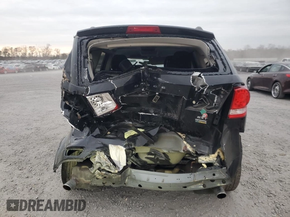 2017 Dodge Journey SXT with VIN 3C4PDCBG8HT533856, listed as a Copart auction lot 43001835 with 189,386 mi miles and Salvage Title. Bid and sale history available at carsss.com. Image 6.