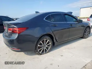 2015 Acura TLX Advance with VIN 19UUB2F77FA000352, listed as a Copart auction lot 60618585 with 95,205 mi miles and Salvage title. Bid and sale history available at DreamBid. Image 3.