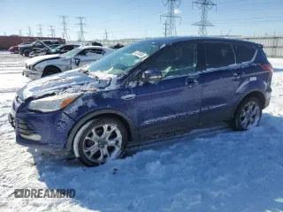 2013 Ford Escape SEL with VIN 1FMCU9H96DUA29845, listed as a Copart auction lot 44753655 with 99,376 mi miles and Salvage Title. Bid and sale history available at carsss.com. Image 1.