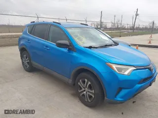 2016 Toyota RAV4 LE with VIN 2T3BFREVXGW420144, listed as a IAAI auction lot 41533171 with 57,002 mi miles. Bid and sale history available at carsss.com. Image 1.