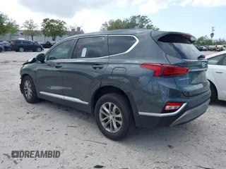 2019 Hyundai Santa Fe SE with VIN 5NMS23AD9KH037136, listed as a IAAI auction lot 41744001 with 150,745 mi miles. Bid and sale history available at carsss.com. Image 3.