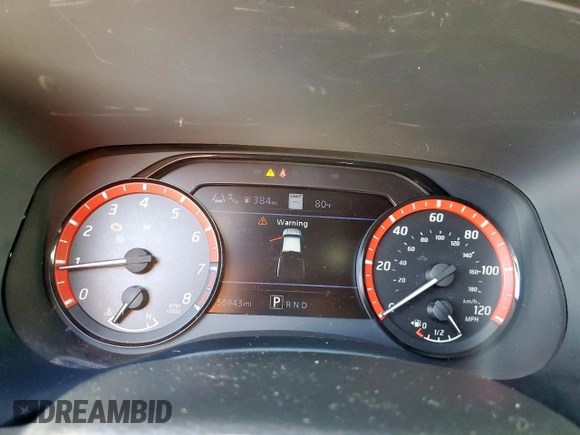 2022 Nissan Frontier SV with VIN 1N6ED1EJ6NN619016, listed as a Copart auction lot 58311855 with 56,943 mi miles and Clean title. Bid and sale history available at DreamBid. Image 9.