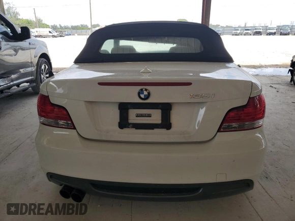 2008 BMW 1 Series 135i with VIN WBAUN93548VF55790, listed as a Copart auction lot 60629345 with 57,087 mi miles and Clean title. Bid and sale history available at DreamBid. Image 6.