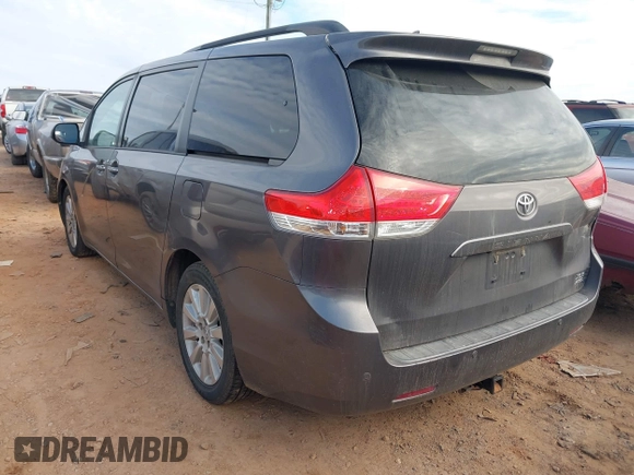 2013 Toyota Sienna XLE with VIN 5TDDK3DC6DS054942, listed as a IAAI auction lot 41172005 with 202,675 mi miles and . Bid and sale history available at DreamBid. Image 3.