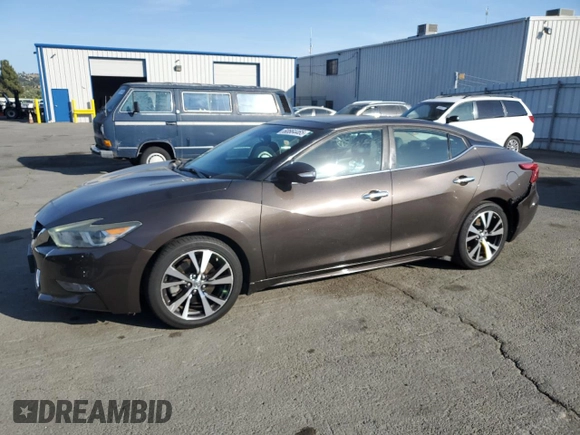 2016 Nissan Maxima SL with VIN 1N4AA6AP4GC900754, listed as a Copart auction lot 60664465 with 72,218 mi miles and Salvage title. Bid and sale history available at DreamBid. Image 1.