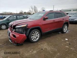 2016 Jeep Cherokee Limited with VIN 1C4PJMDB4GW308357, listed as a Copart auction lot 49717565 with 98,563 mi miles and Salvage Title. Bid and sale history available at carsss.com. Image 1.