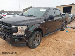 2020 Ford F-150 XL with VIN 1FTEW1E47LFC70818, listed as a IAAI auction lot 41627416 with 83,367 mi miles. Bid and sale history available at carsss.com. Image 2.