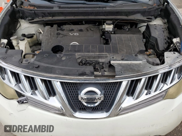 2011 Nissan Murano S with VIN JN8AZ1MUXBW069909, listed as a Copart auction lot 84264254 with 211,608 mi miles and Salvage Title. Bid and sale history available at carsss.com. Image 12.
