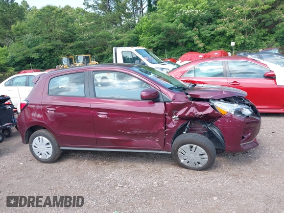 2024 Mitsubishi Mirage ES z VIN ML32AUHJ0RH024469, wystawiony jako IAAI lot #42394732 z przebiegiem 12 869 mil mil oraz . Historia ofert i sprzedaży dostępna na DreamBid. Obrazek 6.