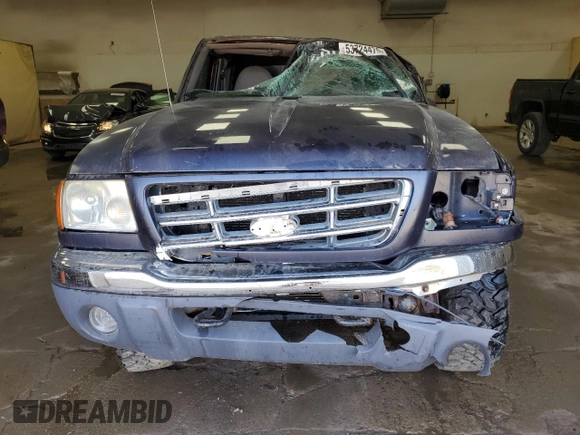 2001 Ford Ranger XL Fleet with VIN 1FTZR15E41TA57115, listed as a Copart auction lot 53724475 with 283,592 mi miles and Clean Title. Bid and sale history available at DreamBid. Image 5.