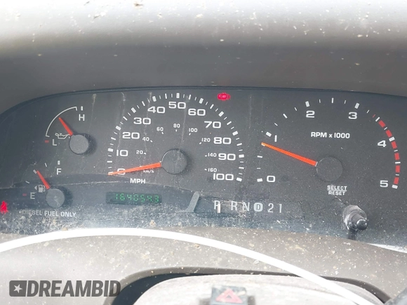 2002 Ford Super Duty F-250 XL with VIN 1FTNW21F32EB72189, listed as a IAAI auction lot 41724745 with 164,054 mi miles. Bid and sale history available at carsss.com. Image 7.