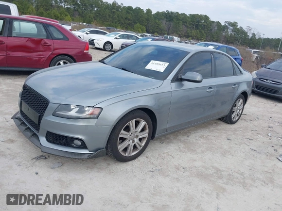 2010 Audi A4 2.0T Premium with VIN WAUBFAFL5AN018221, listed as a IAAI auction lot 41489613 with 122,309 mi miles. Bid and sale history available at carsss.com. Image 2.