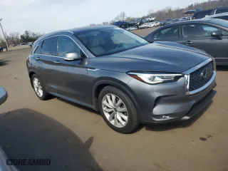 2019 Infiniti QX50 LUXE with VIN 3PCAJ5M38KF102976, listed as a Copart auction lot 53711065 with 52,673 mi miles and Salvage Title. Bid and sale history available at carsss.com. Image 4.