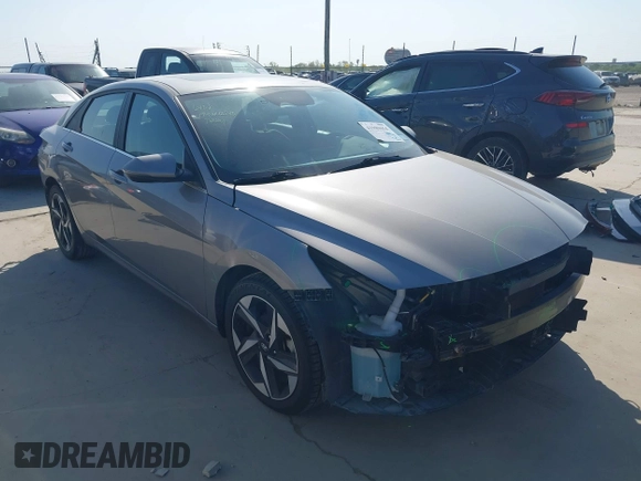 2022 Hyundai Elantra SEL z VIN KMHLN4AG5NU357557, wystawiony jako IAAI lot #41989654 z przebiegiem 56 010 mil mil oraz . Historia ofert i sprzedaży dostępna na DreamBid. Obrazek 1.