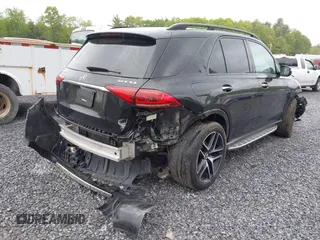 2021 Mercedes-Benz GLE 53 AMG with VIN 4JGFB6BBXMA531465, listed as a IAAI auction lot 42295588 with 46,509 mi miles and . Bid and sale history available at DreamBid. Image 4.
