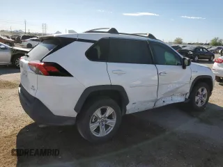 2021 Toyota RAV4 Hybrid LE with VIN 4T3LWRFVXMU044589, listed as a Copart auction lot 62431265 with 52,243 mi miles and Salvage title. Bid and sale history available at DreamBid. Image 3.