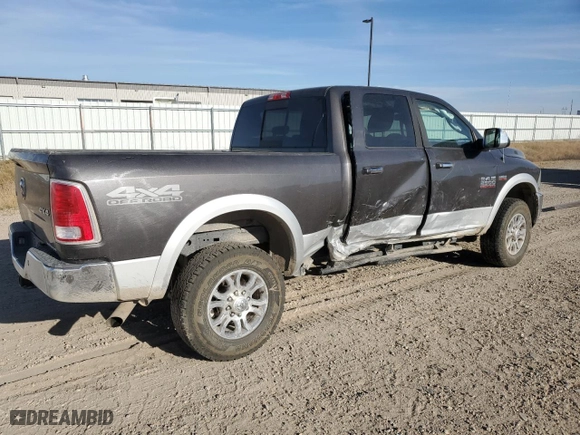 2018 Ram 2500 Laramie with VIN 3C6UR5FJ5JG217519, listed as a Copart auction lot 75872954 with 23,976 mi miles and Salvage Title. Bid and sale history available at carsss.com. Image 3.
