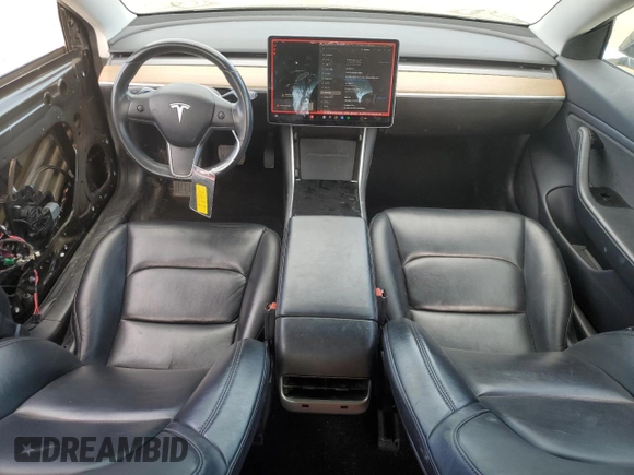 2019 Tesla Model 3 Long Range with VIN 5YJ3E1EB1KF212019, listed as a Copart auction lot 50134385 with 83,478 mi miles and Salvage Title. Bid and sale history available at DreamBid. Image 8.