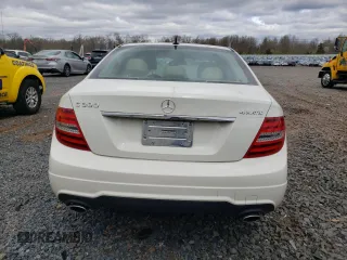 2012 Mercedes-Benz C 300 Sport with VIN WDDGF8BB4CA707133, listed as a Copart auction lot 53494475 with 185,246 mi miles and Salvage Title. Bid and sale history available at DreamBid. Image 6.