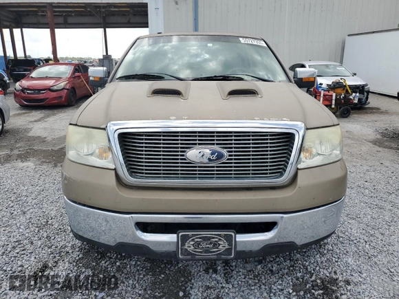 2007 Ford F-150 XLT with VIN 1FTPW12V77FA65348, listed as a Copart auction lot 59727355 with 146,566 mi miles and Salvage title. Bid and sale history available at DreamBid. Image 5.