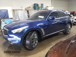 2012 Infiniti FX35 with VIN JN8AS1MW5CM150769, listed as a Copart auction lot 45814065 with 0 mi miles and Salvage Title. Bid and sale history available at carsss.com. Image 1.